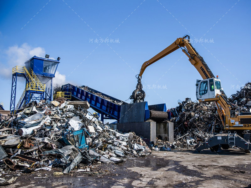 金屬壓塊破碎機